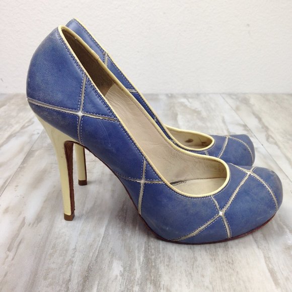 L.A.M.B. Leather Heels 7 - Picture 5 of 9